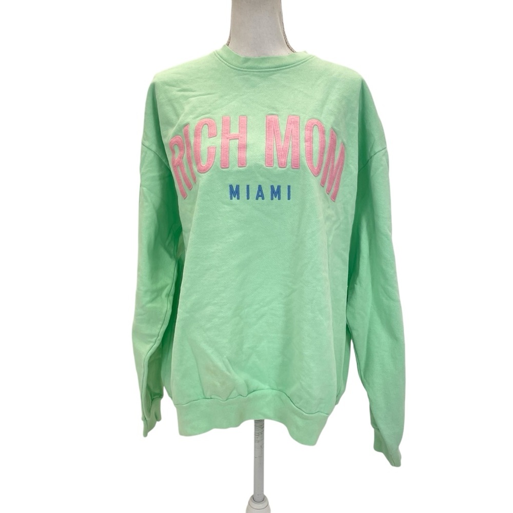 Rich Mom Miami Sweatshirt XL Green